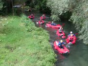 DISCESA IN CANOA PNEUMATICA SUL FIUME CORNO